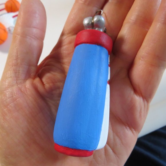 SPORTS Golf Clubs in Bag Ceramic Ornament (hangable) SOLID Christmas - Picture 5 of 6